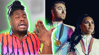 SAM SMITH DEMI LOVATO quotIM READYquot REACTION [upl. by Dang761]