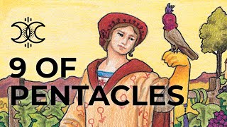 9 of Pentacles 🏦 Quick Tarot Card Meanings 🏦 Tarotcom [upl. by Nillor]