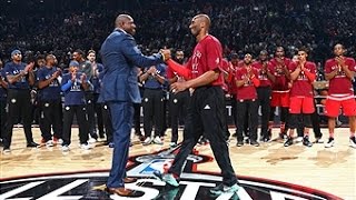 Kobe Bryant Tribute Before Final AllStar Game [upl. by Ecydnac]