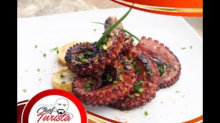 Pulpo a la sartén  ahumado y delicioso [upl. by Netnerb]