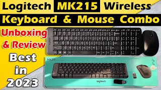 Best wireless keyboard and mouse  Logitech mk215 wireless keyboard and mouse combo  Logitech mk215 [upl. by Areehs]