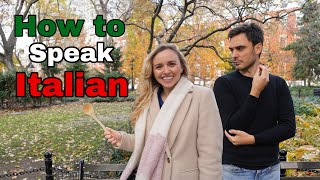 SPEAKING ONLY ITALIAN FOR 24 HOURS [upl. by Ghiselin]