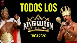 TODOS LOS KING OF THE RING DE LA HISTORIA 19932024  F24 [upl. by Aihsenak]