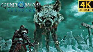 God of War RAGNAROK  Garm Boss Fight PC ULTRA 4K 60FPS [upl. by Notsrik]