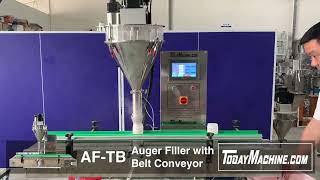 automatic auger filler with dust collection mancozeb powder filling machine [upl. by Waddington521]