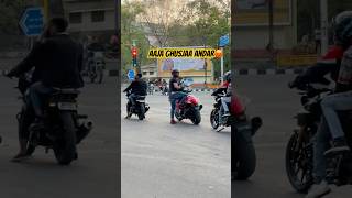 Aaja ghusjaa andar aaa 🤣😂 farazstuntrider superbikes hayabusa [upl. by Ymmak]