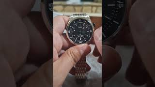 unboxing a timex Waterbury Dive 41mm Stainless Steel Bracelet Watch no date [upl. by Nnahtur188]