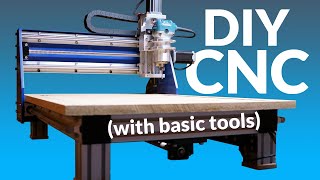 Making a DIY CNC machine with limited tools [upl. by Aronel]