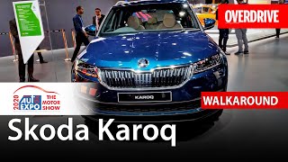 Skoda Karoq First Look I Auto Expo 2020  Overdrive [upl. by Einahpats]