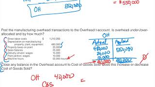 Job Costing  Full Example of Overhead Cost Allocation and Overhead Rate Calculation [upl. by Harima]