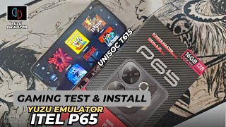 Gaming Test amp INSTALL Yuzu Emulator On ITEL P65  Chipset UNISOC T615 [upl. by Garvey357]