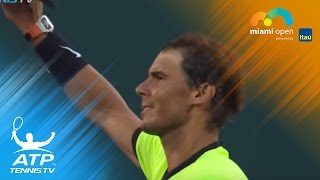 Nadal Nishikori win openers Dimitrov beaten  Miami Open 2017 Highlights Day 3 [upl. by Haney]