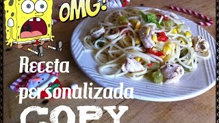 Receta de chapsui de pollo con fideos Personalizada [upl. by Schargel]