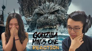 Godzilla Minus One 2023  MOVIE REACTION  First Time Watching [upl. by Tadd221]