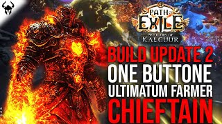 TAKE SHAPER BEAMS TO THE FACE One Button Hellfire CWS Chieftain Build Update 2  PoE 325 Settlers [upl. by Kiraa]