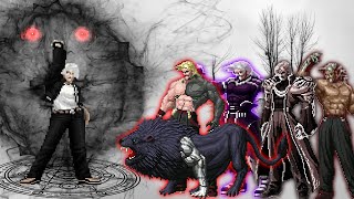 Mugen KOF Bloodedge Kyo Kusanagi Vs Ultimate Rugal Team [upl. by Mcquillin16]