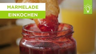 Marmelade mit frischen Beeren selber machen  Rezept für Marmelade mit Beeren  HelloFresh [upl. by Annavaj]