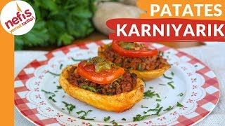 EFSANE OLACAK BİR YEMEK 😍 Fırında Patates Karnıyarık Tarifi [upl. by Croydon]