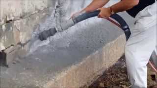 Gunite work for Sea Wall Repair [upl. by Cyna264]