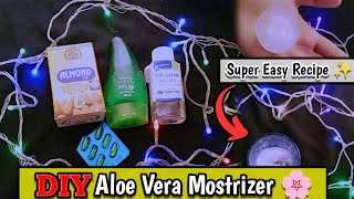 DIY Aloe Vera Moisturizer Super Easy Recipe [upl. by Annaihs955]