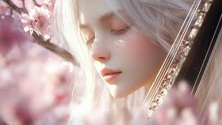 Cherry Blossom Land  Fall as Sleep by Soothing Harmonies and Mystical Harps Melodies [upl. by Onailil]