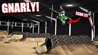 RIDING A GNARLY ENDUROCROSS TRACK WITH JON MXBIKES [upl. by Dare]