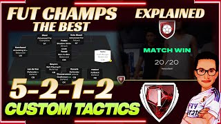 5212  5212 Best Meta Formation And Custom Tactics in FC 25 Ultimate Team  Rank 1  Fut Champs [upl. by Animahs]