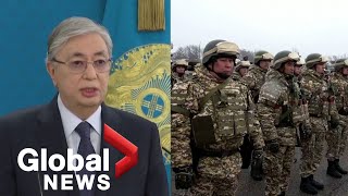 Kazakhstan crisis President Tokayev gives shoottokill orders amid protests [upl. by Irehs117]