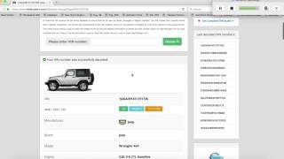 VIN number checkHow to get car info using VIN number [upl. by Aelak]