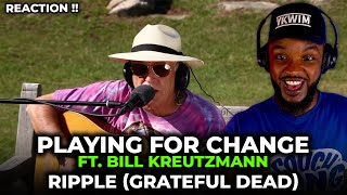 🎵 Playing for Change  Ripple Grateful Dead ft Bill Kreutzmann REACTION [upl. by Enyak472]