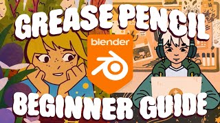 EVERYTHING You Need to Animate with Blender Grease Pencil Beginner Guide [upl. by Ydderf]