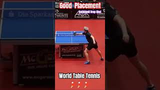 Good Placement Backhand Drop Shot worldtabletennis pingpong tabletennisplayer sports tenismeja [upl. by Button]