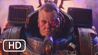 Marneus Calgar Save Ultramarines Scene  Warhammer 40K Space Marine 2 Gameplay [upl. by Anbul556]