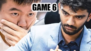 Ding vs Gukesh  GAME 6  FIDE World Chess Championship Match 2024 [upl. by Aileme]