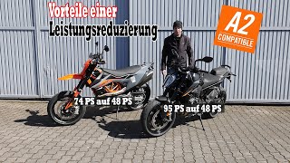 KTM 890 Duke L amp KTM SMCR 2021  Vorteile von A2 [upl. by Conyers189]