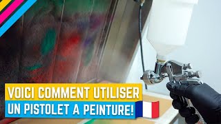 Voici comment utiliser un pistolet à peinture   CROP [upl. by Ellessig]