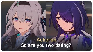 Acheron Thinks Trailblazer and Firefly are Dating Cutscene Penacony Arc  Honkai Star Rail 20 [upl. by Pauwles]