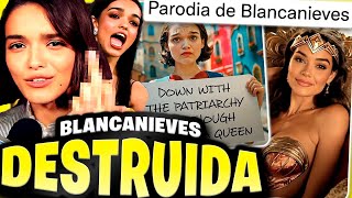 Se BURLAN de Blanca Nieves en BRUTAL y ÉPICA PARODIA 🤣 Rachel Zegler y Disney [upl. by Yve]