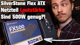 SilverStone FX500G Flex ATX Lautstärke 🔥 500W Netzteil genug Mini ITX Gaming PC [upl. by Anelrats]