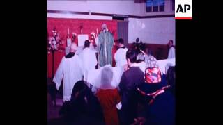 SYND 14 11 76 ARCHBISHOP LEFEBVRE CELEBRATES TRIDENTINE MASS [upl. by Maury]