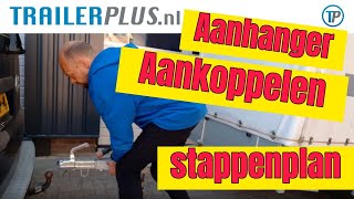 AANHANGWAGEN JUIST AANKOPPELEN AANHANGER JUIST AANKOPPELEN ONGEREMDE AANHANGWAGEN AANKOPPELEN [upl. by Eliak]