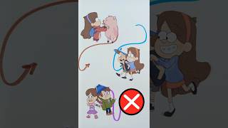 Gravity falls one line connect puzzle game magic art Gravityfalls papercraft [upl. by Fanchon]