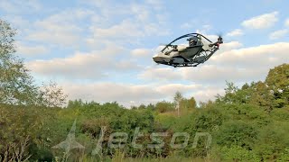 High Speed Jetson ONE eVTOL Aircraft Flight [upl. by Mittel]