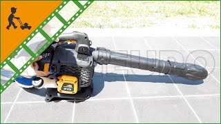 McCulloch Mac GBV 322VX Leaf Blower powered by 2stroke engine  Customers video [upl. by Etneciv]