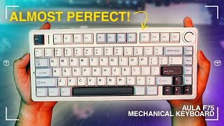 Aula F75 Mechanical Keyboard  Detailed Review Sound Test and First Impressions [upl. by Vogeley]