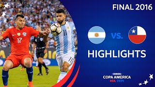 COPA AMÉRICA 2016  FINAL  ARGENTINA vs CHILE [upl. by Anilatac]