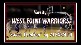 🎬🏀SWEET EMOTION by Aerosmith VARSITY WARRIORS basketball highschoolsports cheerleader [upl. by Yknip]