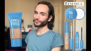 NEW Rimmel London Kind amp Free Moisturising Skin Tint and Pressed Powder Review [upl. by Htiduy]