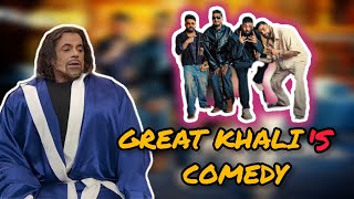 SUNIL GROVER AS GREAT KHALI 🤣sunilgrovercomedy sunilgrovercomedykhalibadshah karanaujladivine [upl. by Graner]