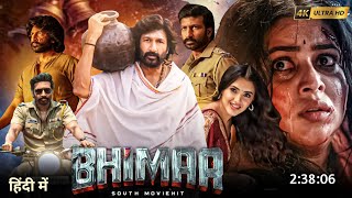 Bhimaa 2024 Full Movie Hindi Dubbed CollectionGopichand New MovieOtt ReleaseReview Hindi [upl. by Arutnev]